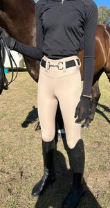 Cream competition tights