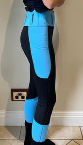 Adults sky blue tights