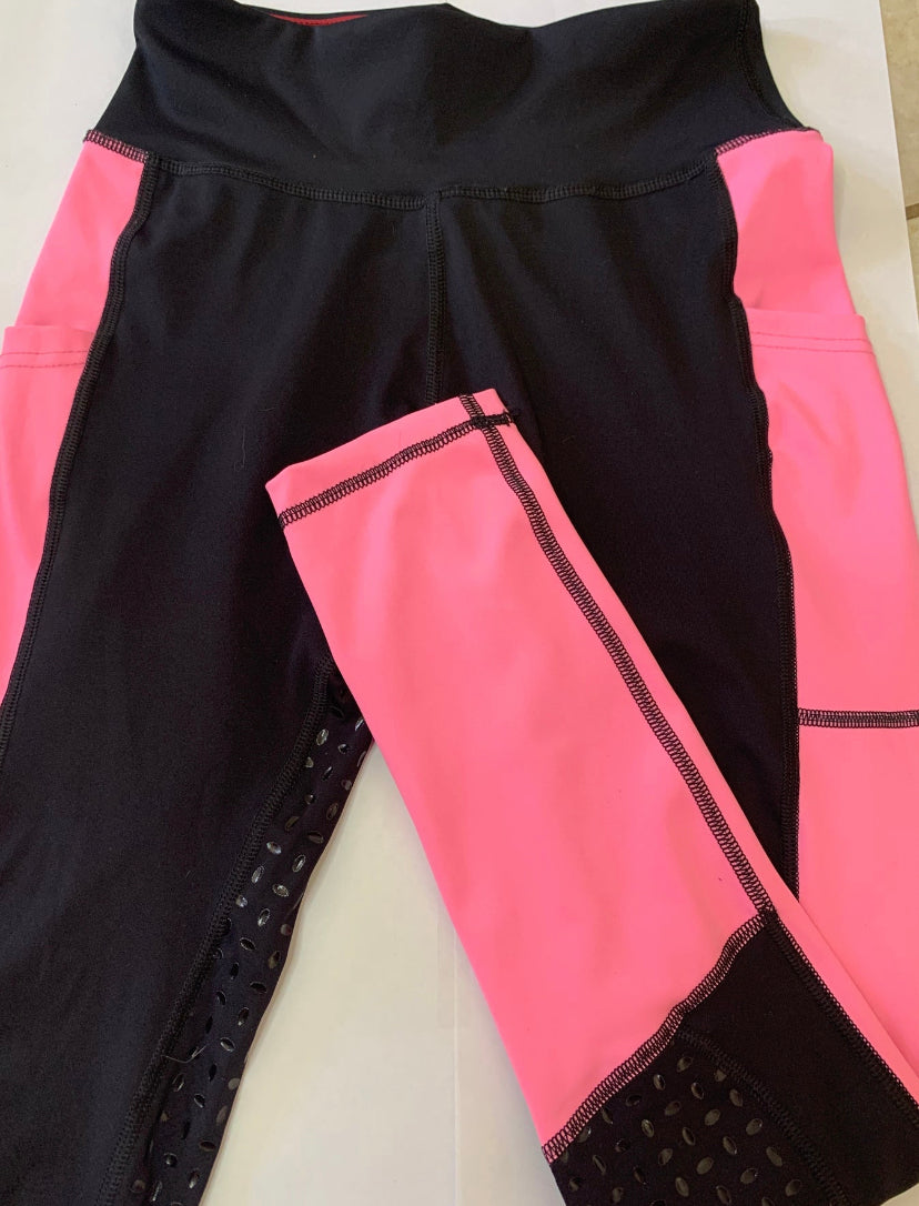 Adults Pink + Black tights